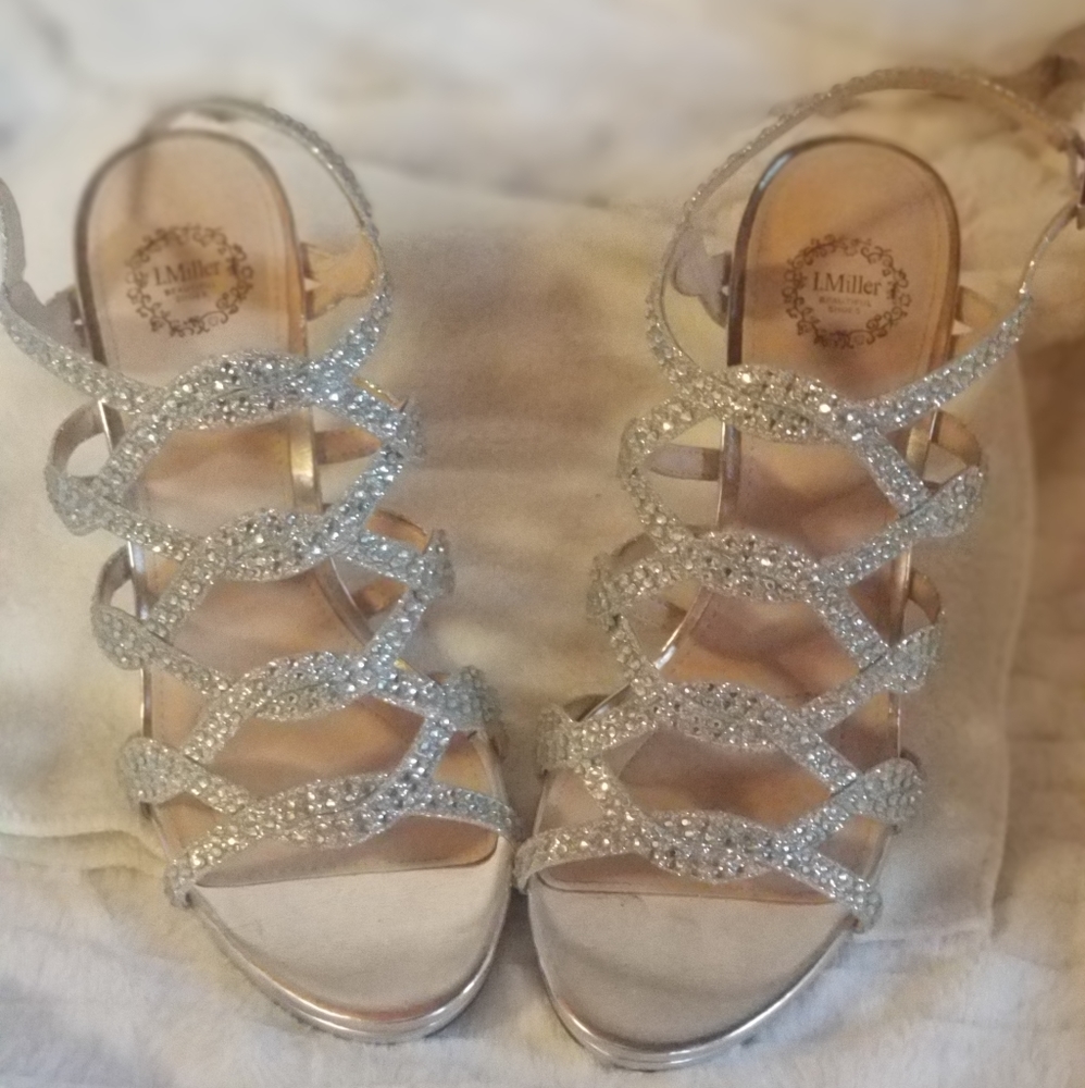 Silver heels
